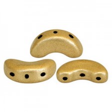 Les perles par Puca® Arcos beads Light gold mat 00030/01710